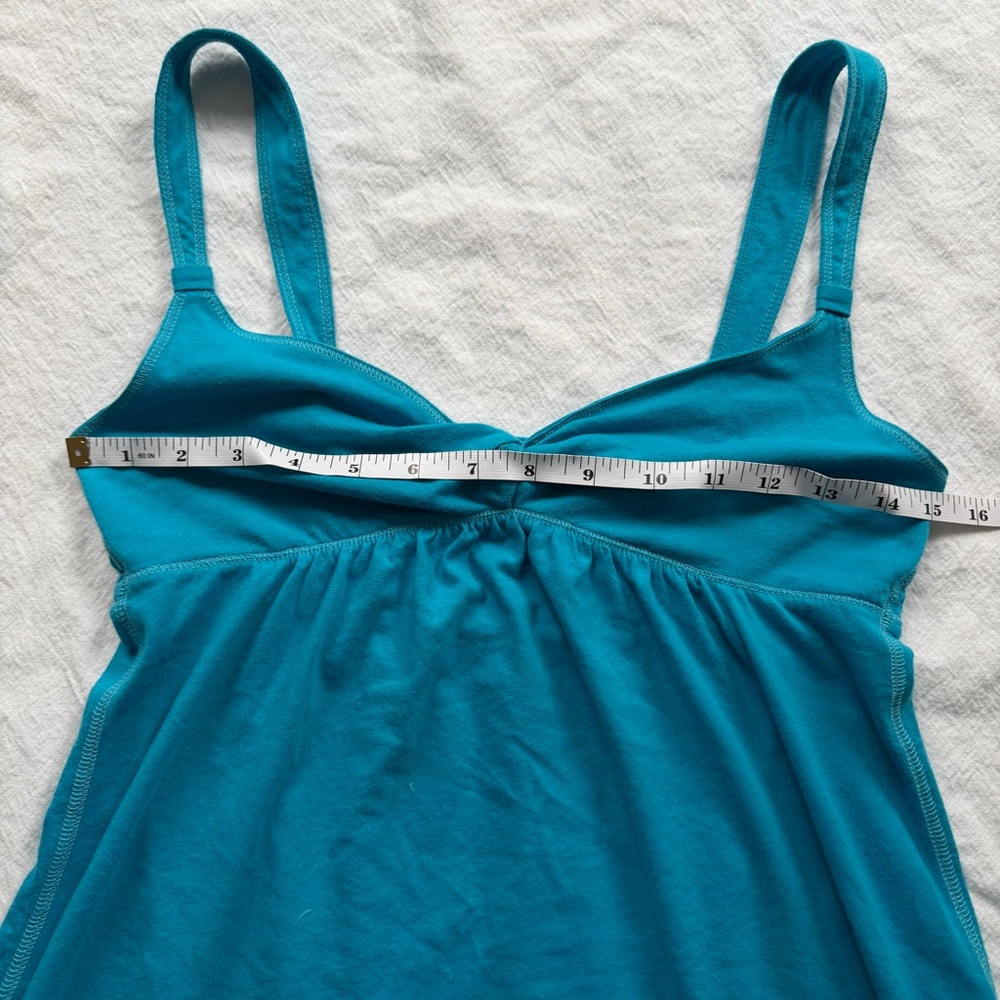 Y2K ABERCROMBIE & FITCH BLUE BABYDOLL TANK TOP SLEEVELESS SIZE M MOOSE - Picture 6 of 8